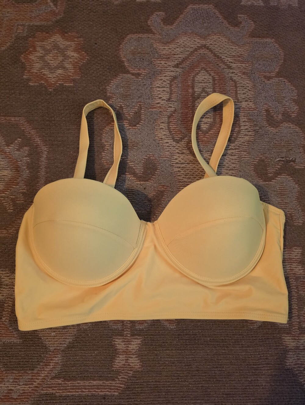 Yellow Balconette Bikini Top